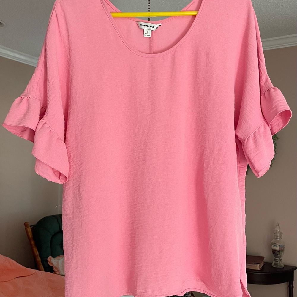 Pink Short Sleeve Top